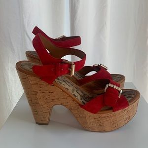 Sam Edelman Cork Wedge/Pump